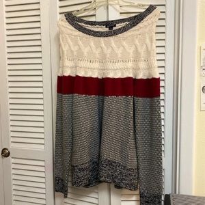 Multicolor Cute Pullover Sweater